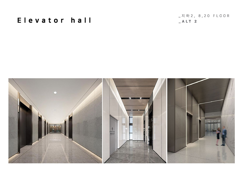 고급 오피스 회의실 및 미팅룸 실내 건축 설계